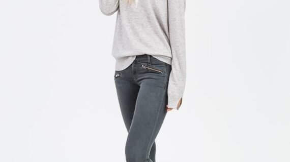 Cashmere V Insert Sweat